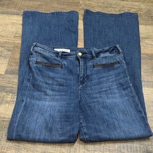 𝅺anthropologie pilcro and the letterpress flared jeans